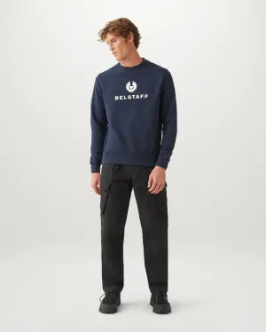 Signature Big Logo Sweatshirt - Navy