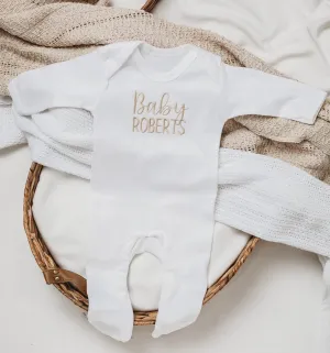 Simple Script Name Embroidered Vest