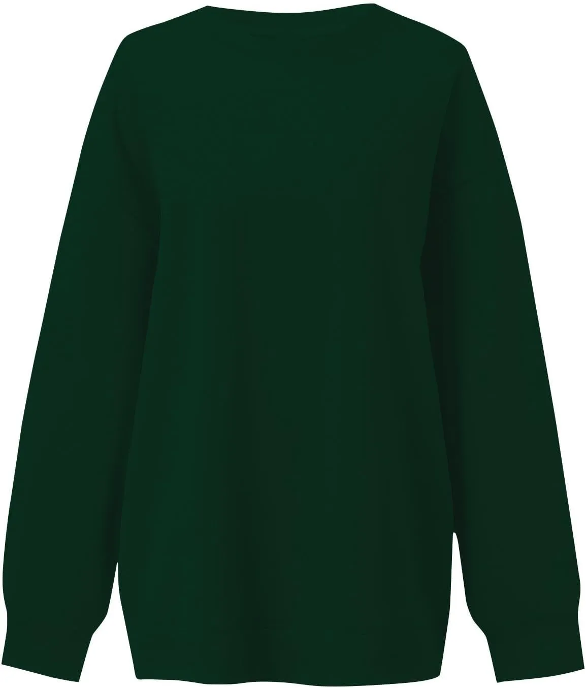 Sweatshirts For Women Oversized Crewneck Long Sleeve Hoodie Pullover Trendy Solid Fall Winter Clothes 2024