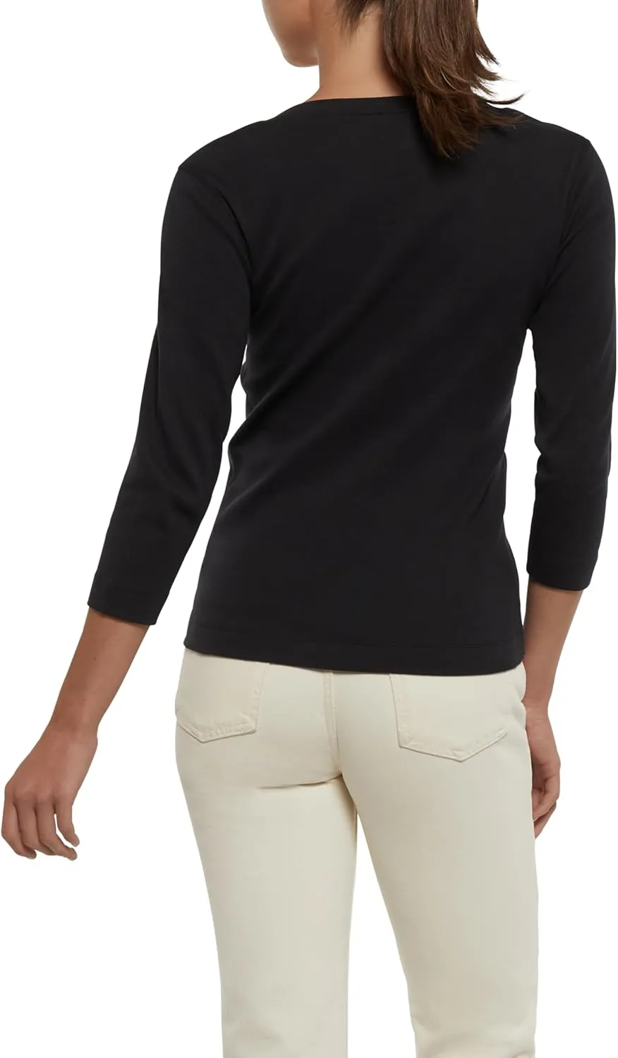 Three Dots Women's 3/4 Sleeve Top
