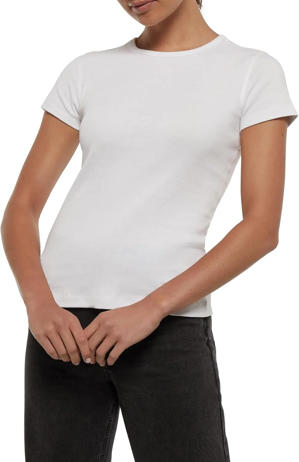 Three Dots Women's Short Sleeve Top