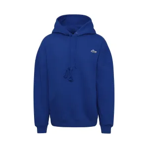 WD Embroidered Logo Hoodie in Blue