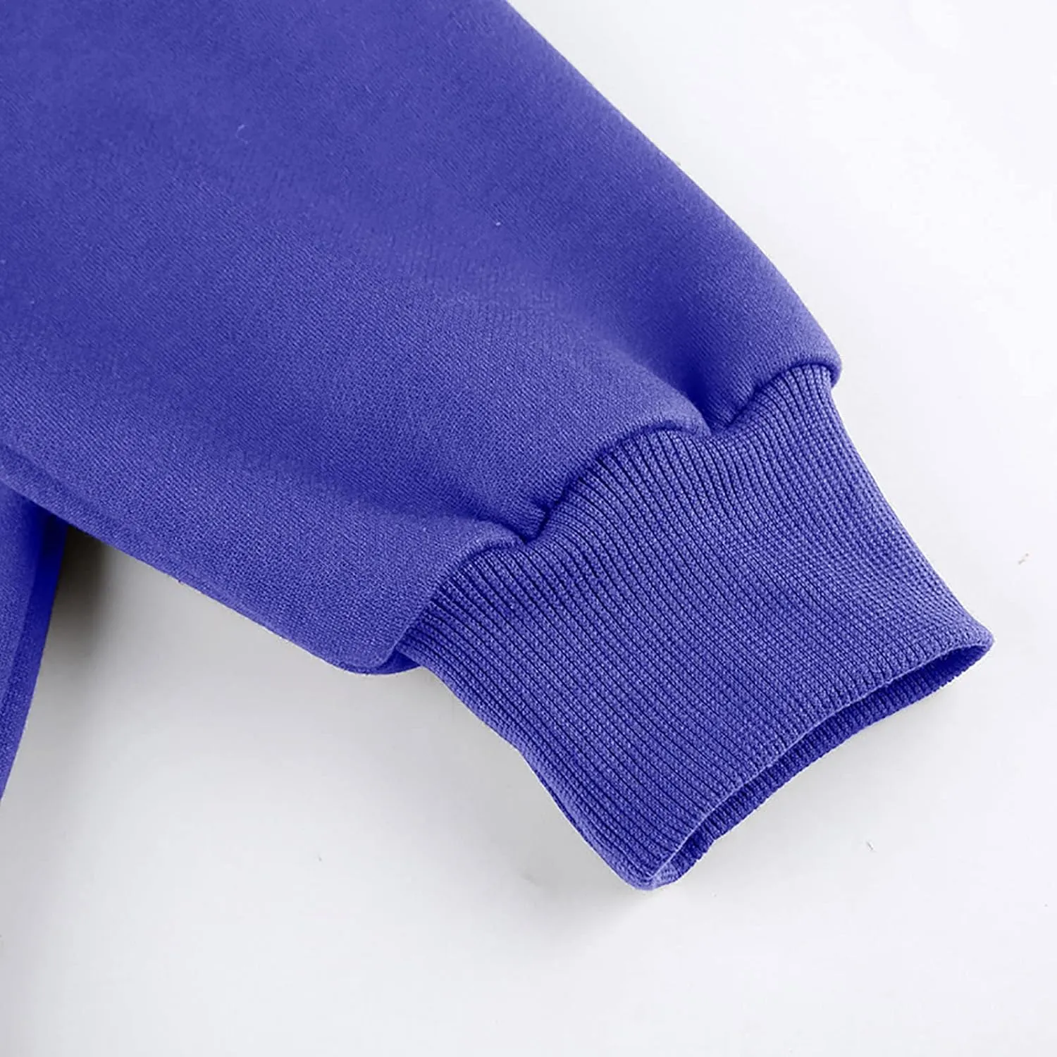 Women Full Zip Up Oversized Hoodie Solid Color Sweatshirt Long Sleeve Sweater Trendy Teen Girls Clothing 2024