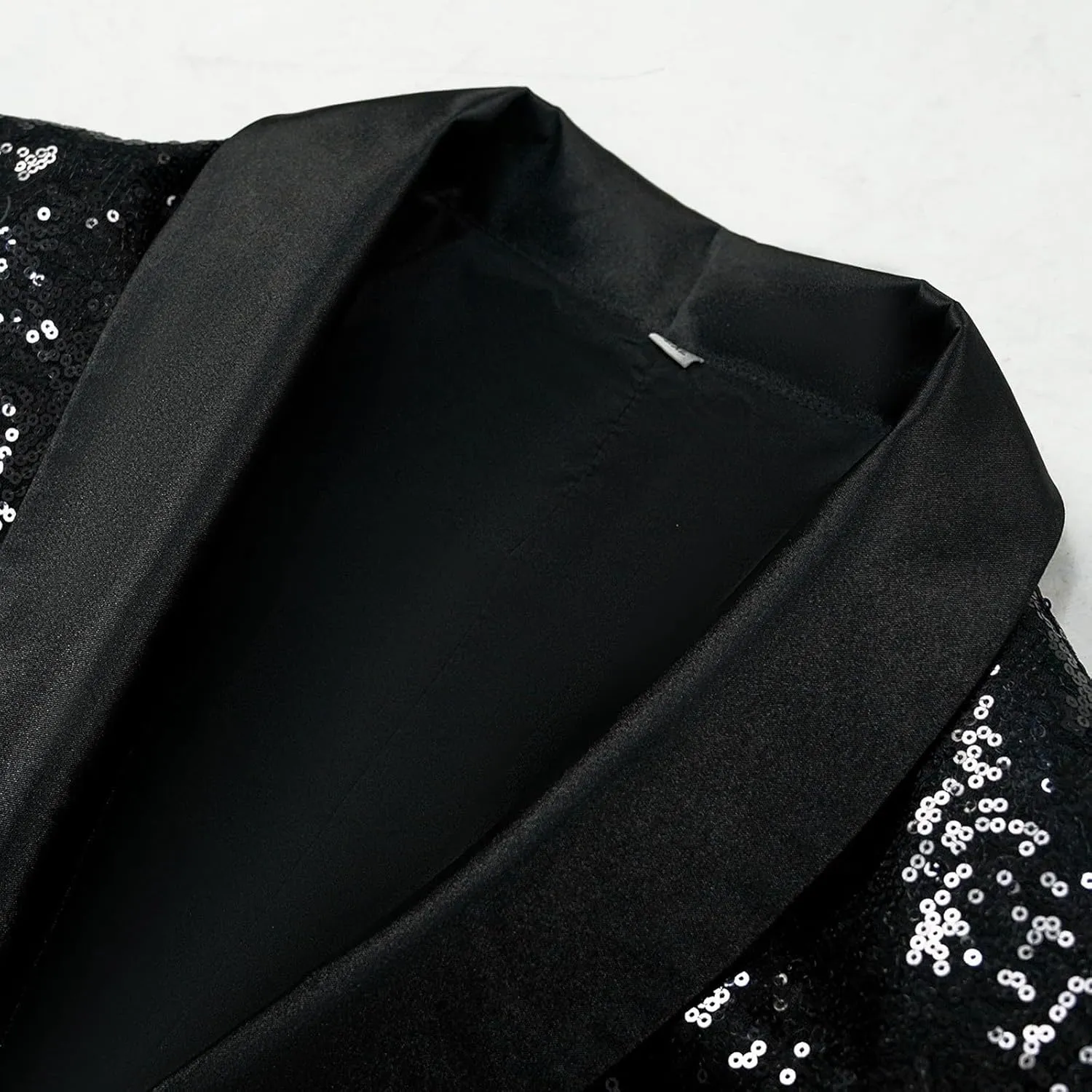 Womens 2024 Fashion Sexy Sequin Solid Blazers Deep V Neck Long Sleeve Pockets Cardigans Party Work Commuting Jackets